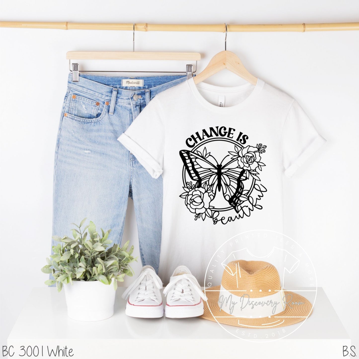 Change Is Beautiful Butterfly  Graphic Tee