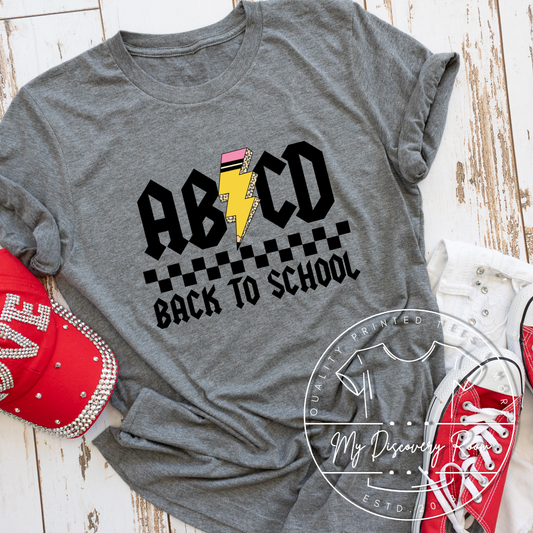 ABCD Back To School Graphic Tee