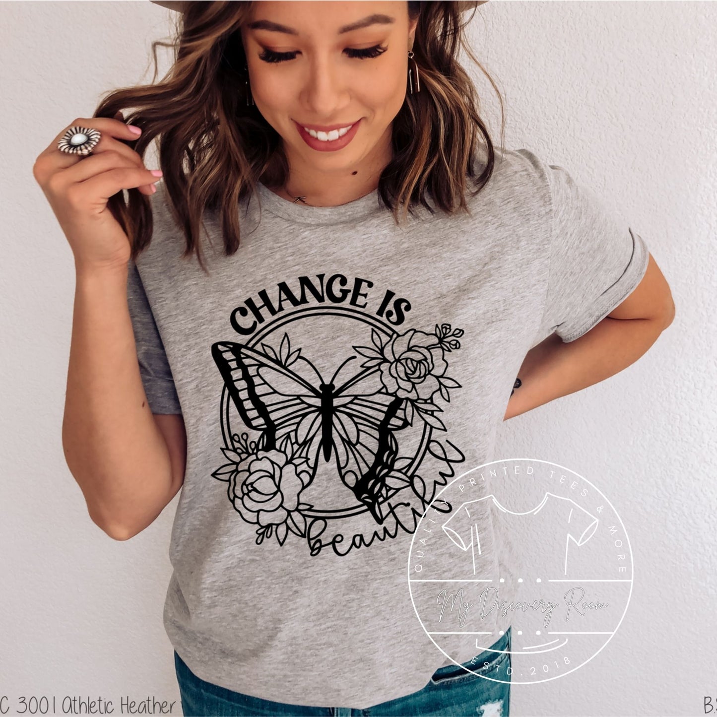 Change Is Beautiful Butterfly  Graphic Tee