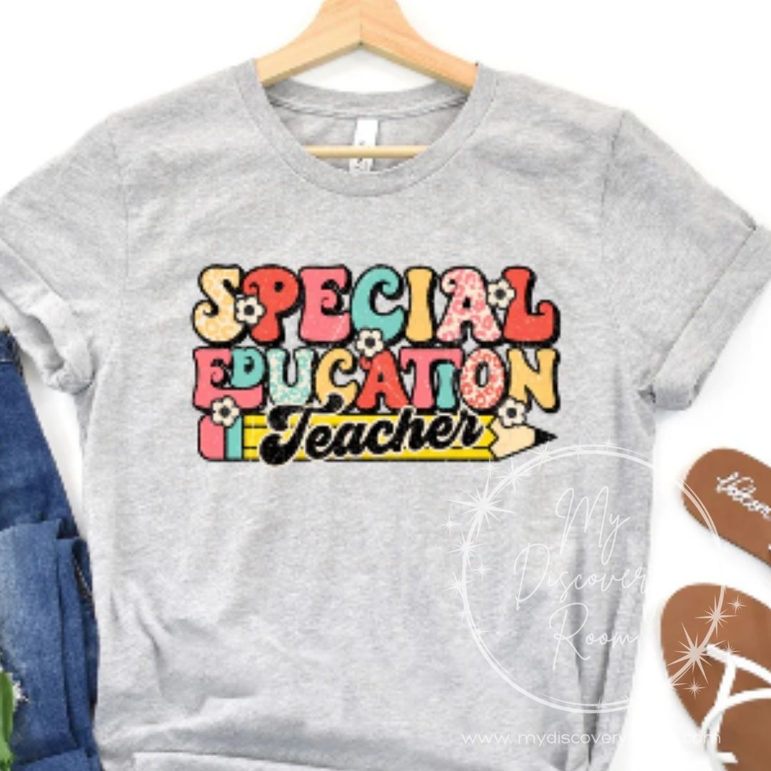 Special Education Teacher Retro Graphic Tee