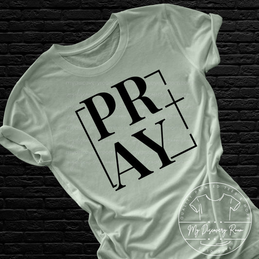 Pray Square Graphic Tee