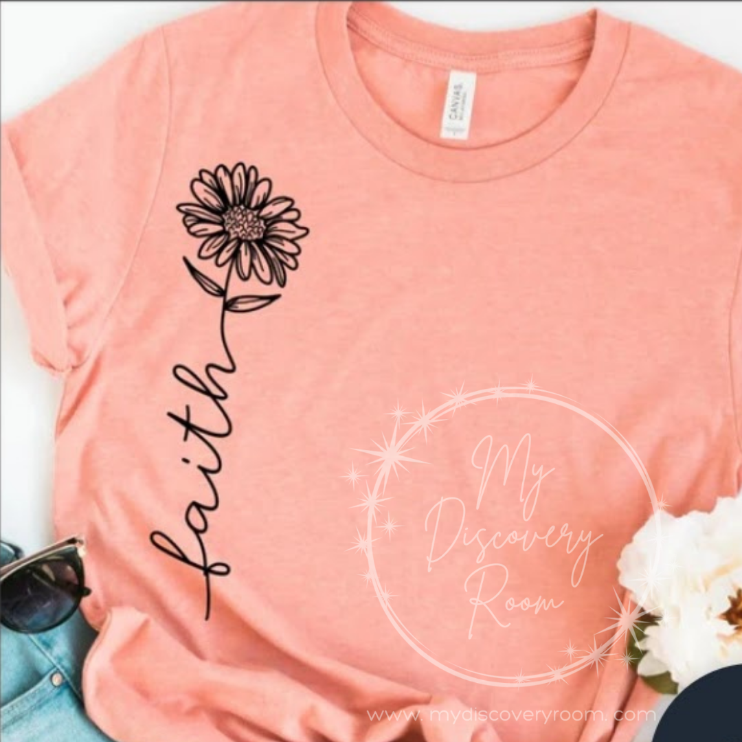 Faith Flower Graphic Tee