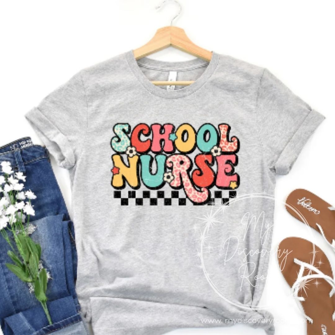 School Nurse Graphic Tee