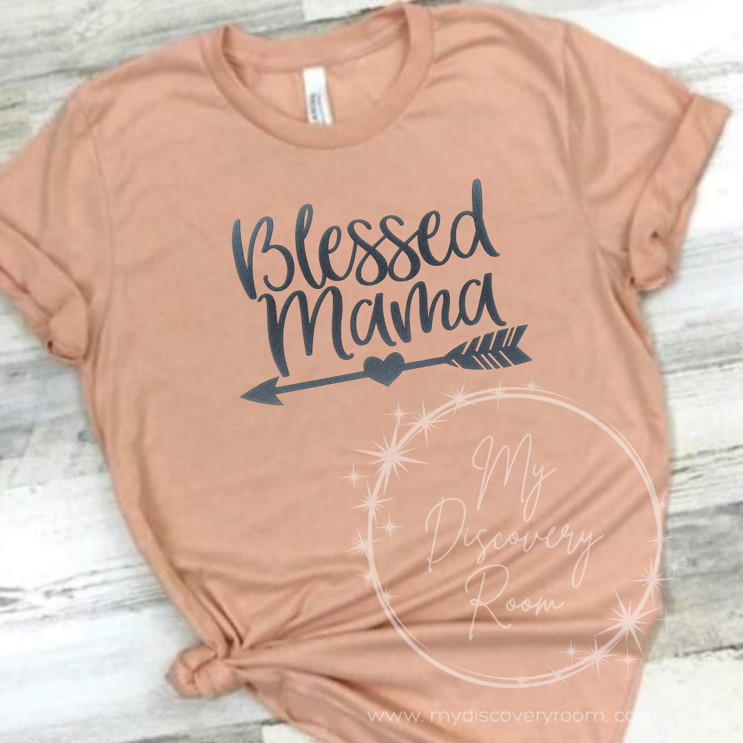 Blessed Mama w/Arrow Graphic Tee