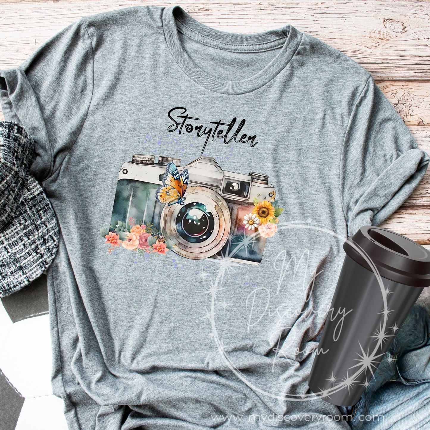 Storyteller with Camera Graphic Tee