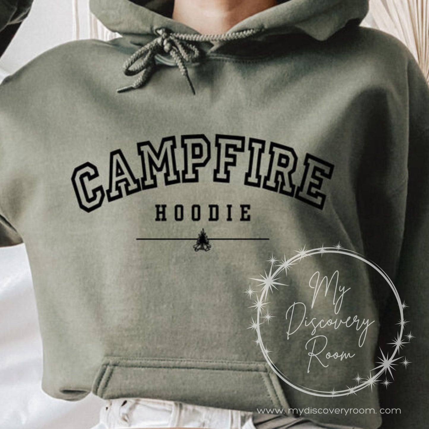 Campfire Hoodie Graphic Tee