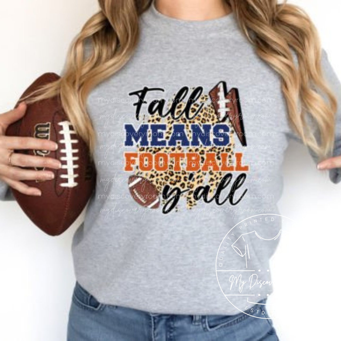 Fall Means Football Y'allGraphic Tee