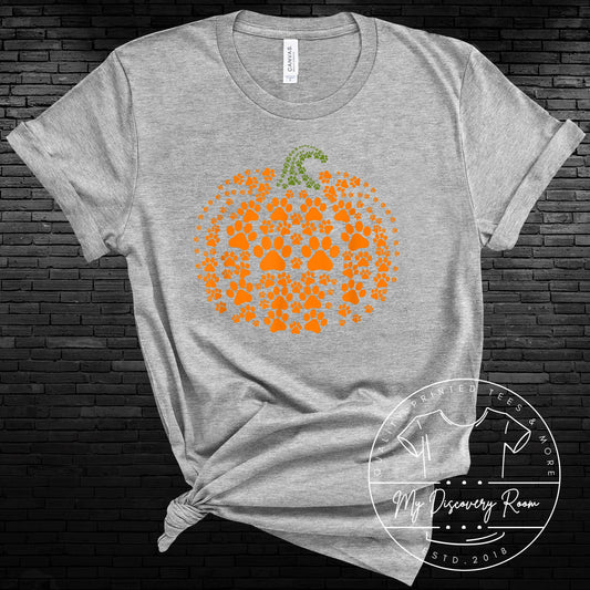 Pawprint Pumpkin Graphic Tee