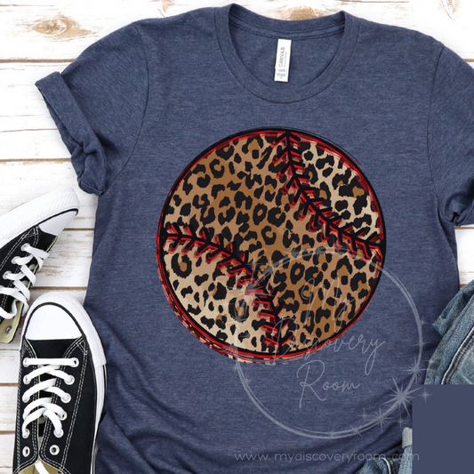 Leopard Print Ball Graphic Tee