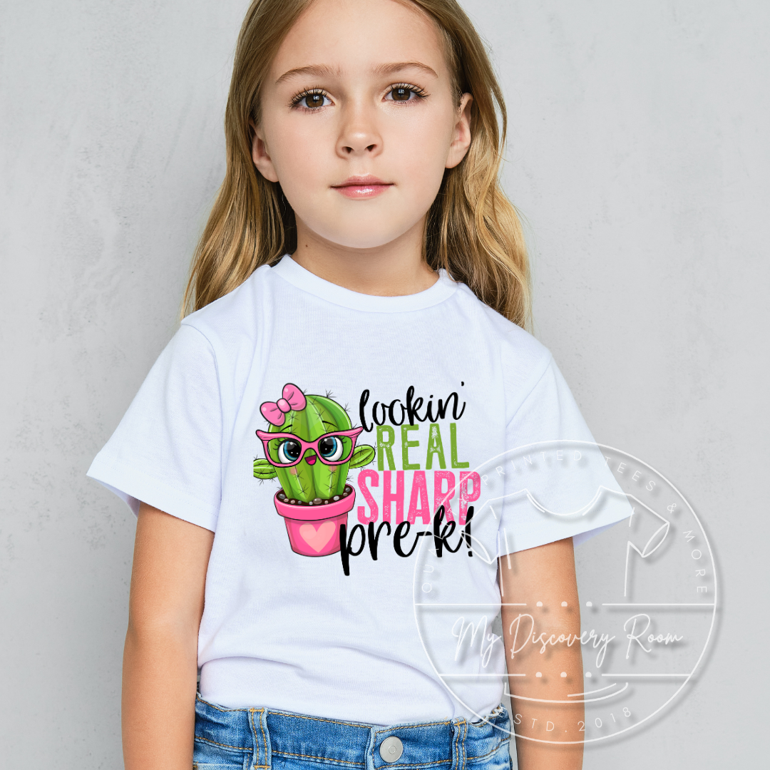 Lookin Sharp Cactus Grade Level Graphic Tee