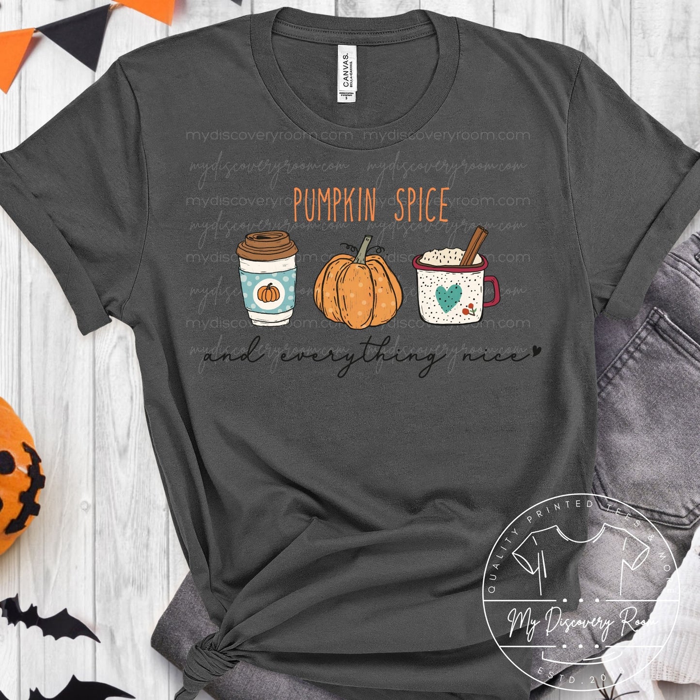 Pumpkin Spice & Everything Nice Style 2 Graphic Tee