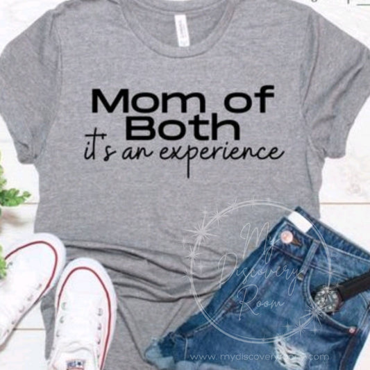 Mom of Both Graphic Tee