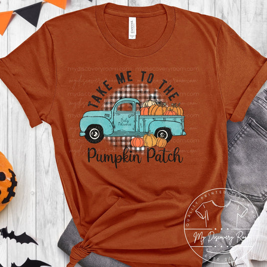 Take Me To The Pumpkin Patch Graphic Tee