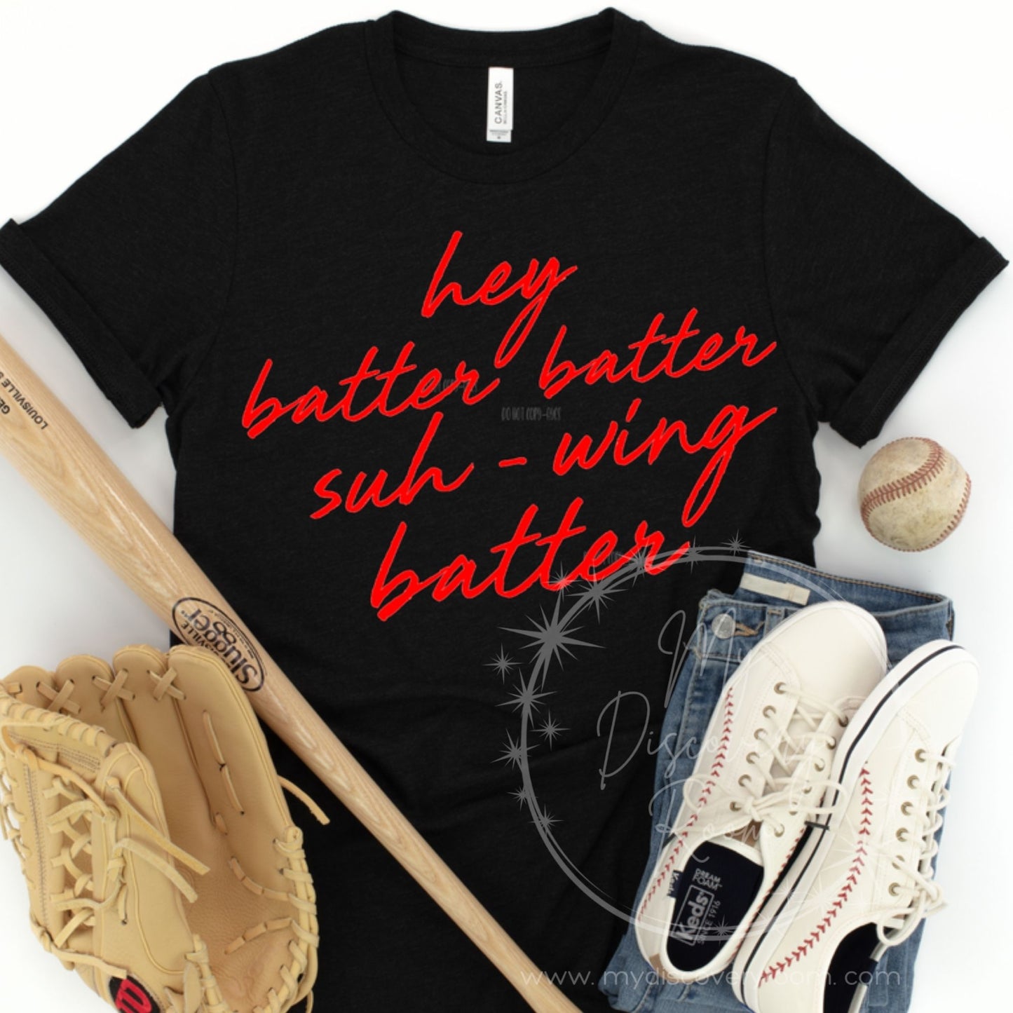 Hey Batter Batter Graphic Tee