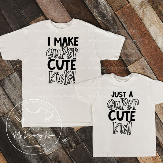 Just A Super Cute Kid! Youth Graphic Tee