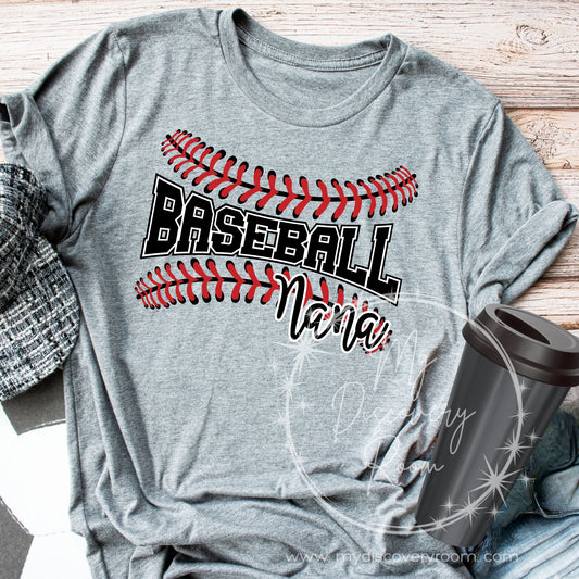 Baseball Nana Graphic Tee