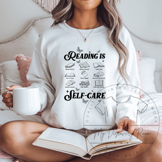 Reading Is Self-Care Graphic Tee