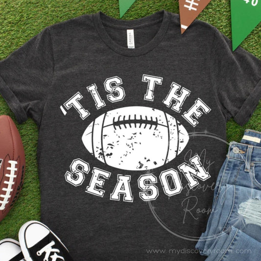 Tis' The Season Football Graphic Tee