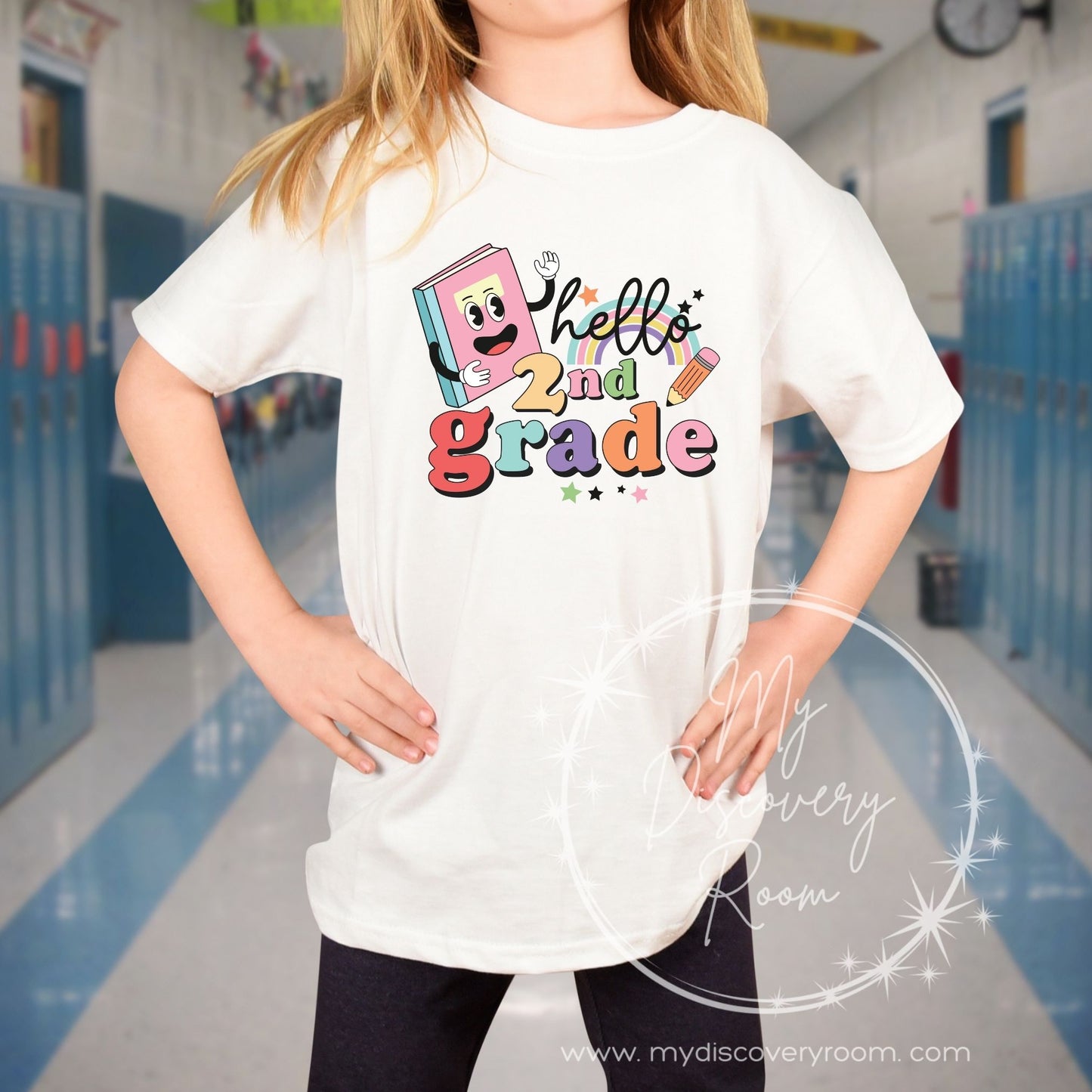 Hello Grade Level Graphic Tee