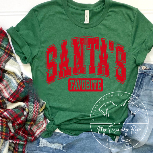 Santa's Favorite Graphic Tee