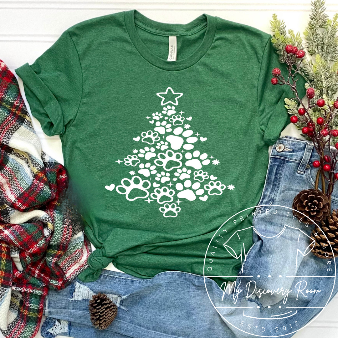 Pawprint Tree Graphic Tee