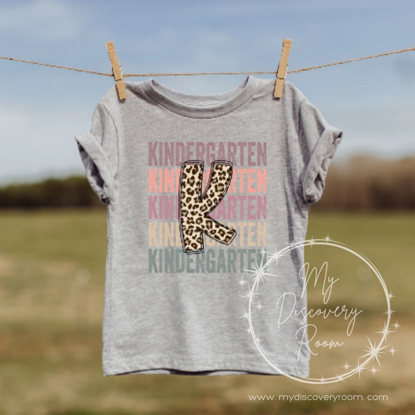 Leopard Print Grade Level Graphic Tee