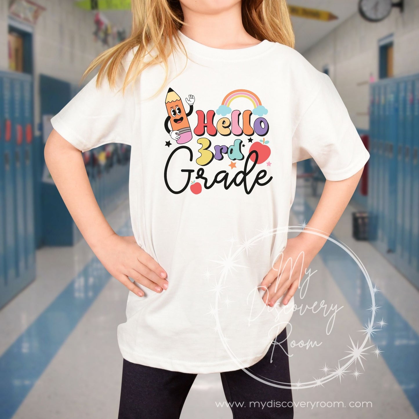 Hello Grade Level Graphic Tee