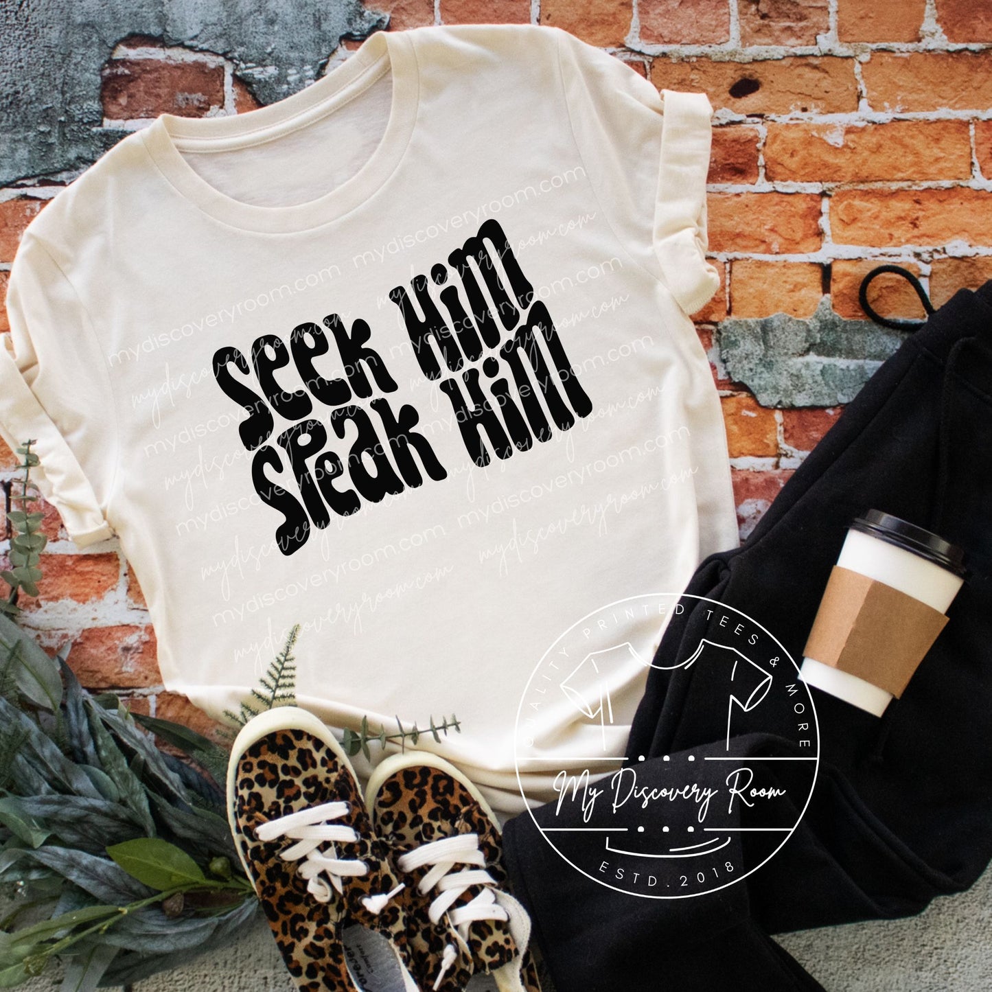 Seek Him Speak Him Graphic Tee