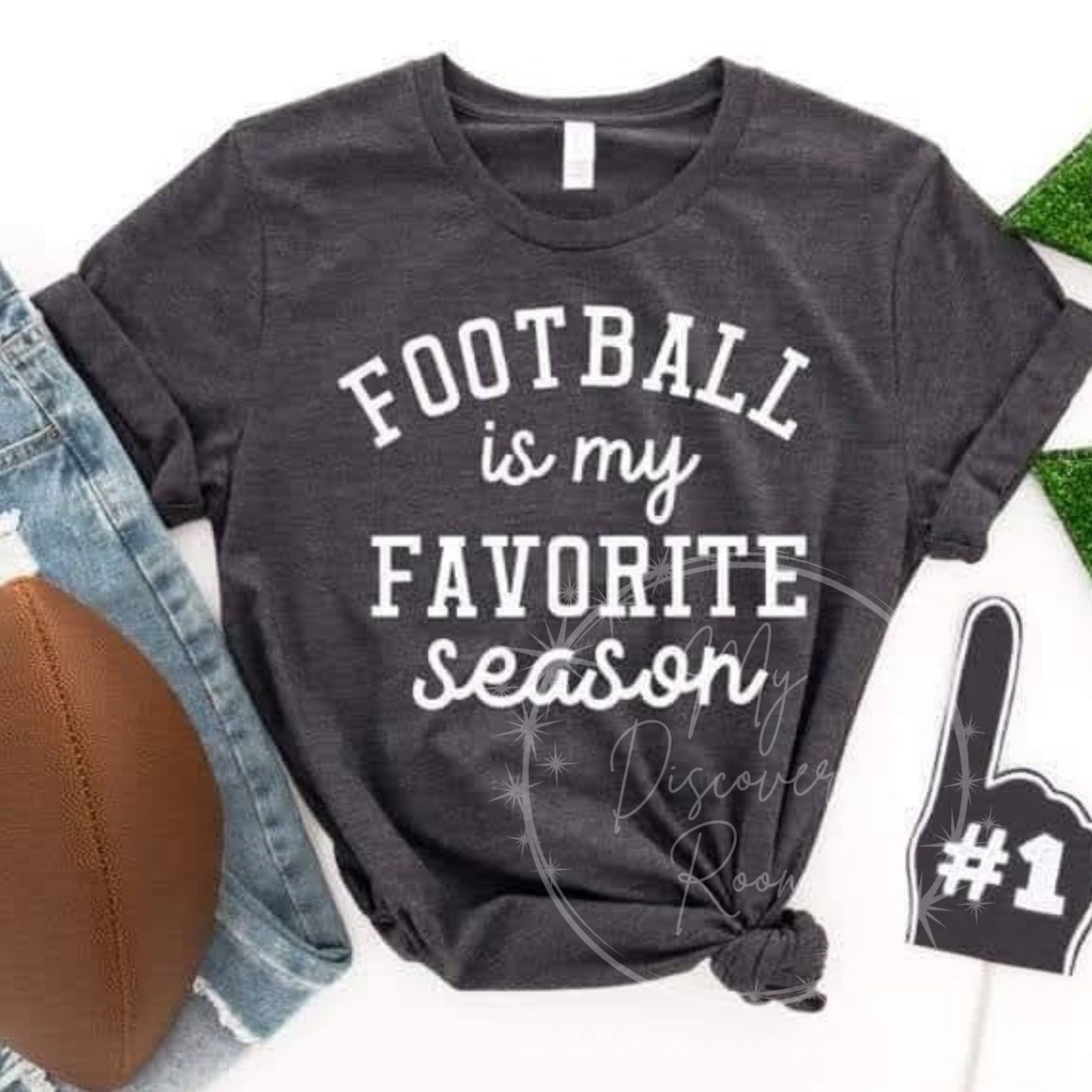 Football Is My Favorite Season Graphic Tee