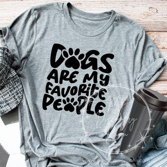 Dogs Are My Favorite People Graphic Tee