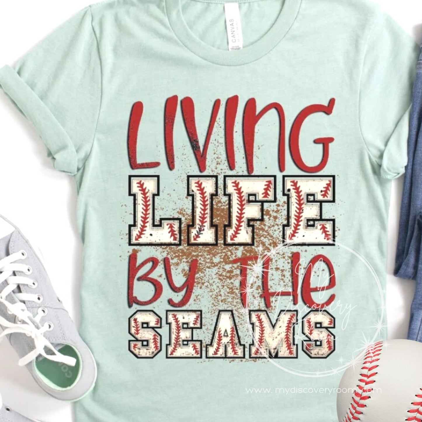 Living Life By The Seams Graphic Tee