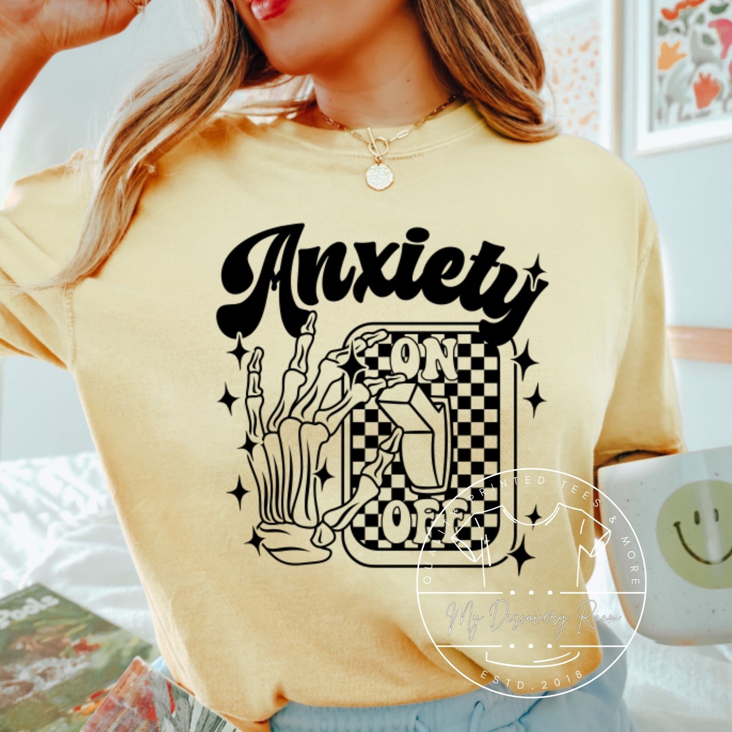 Anxiety On & Off Switch Graphic Tee