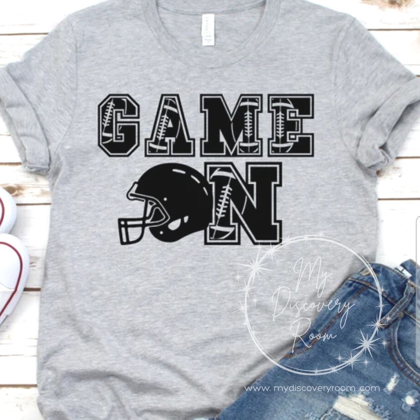 Game On Football Graphic Tee