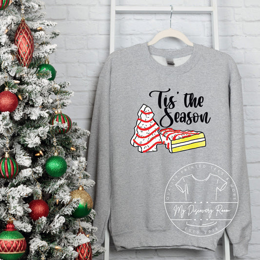 Tis The Season Tree Cake Graphic Tee