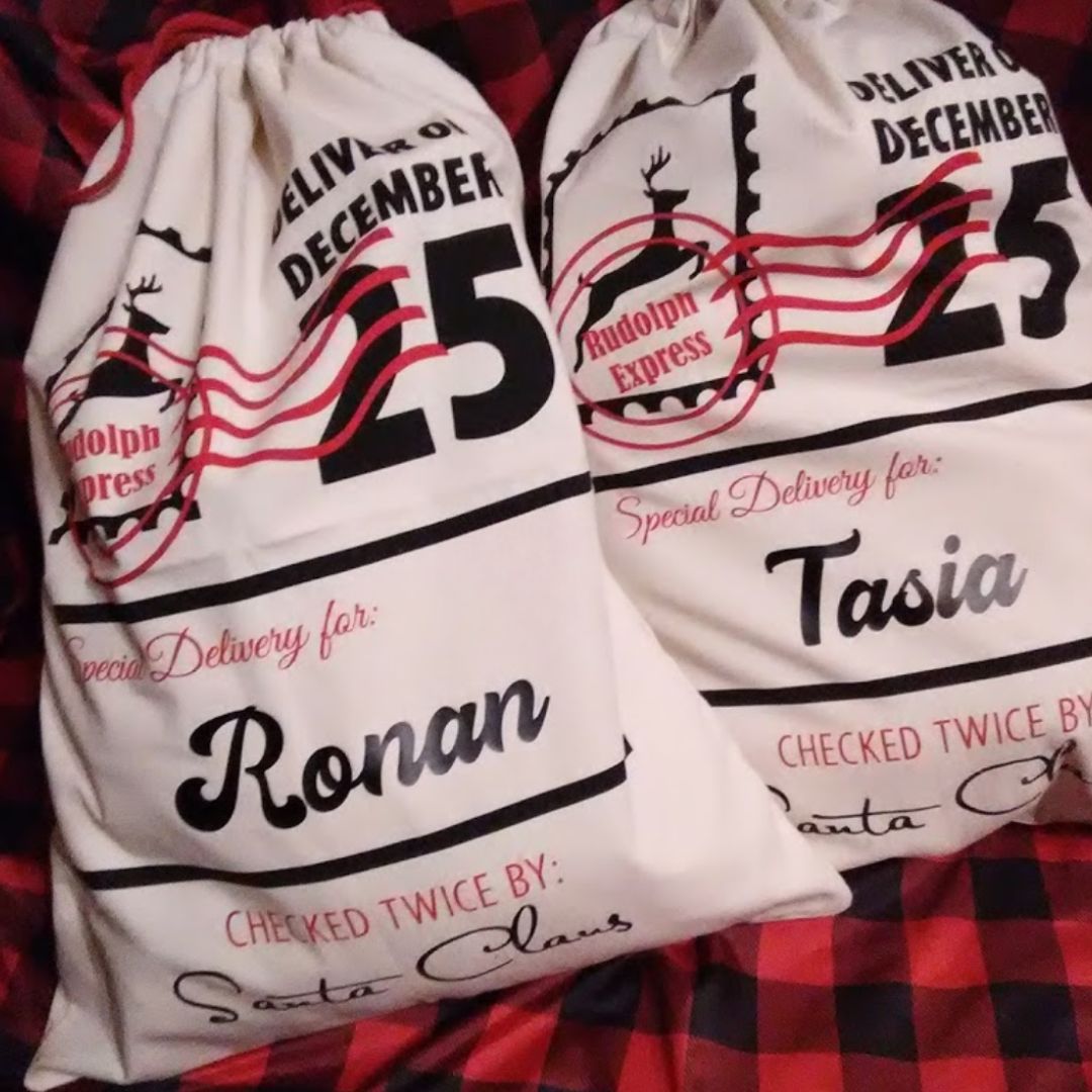 Personalized Santa Sacks