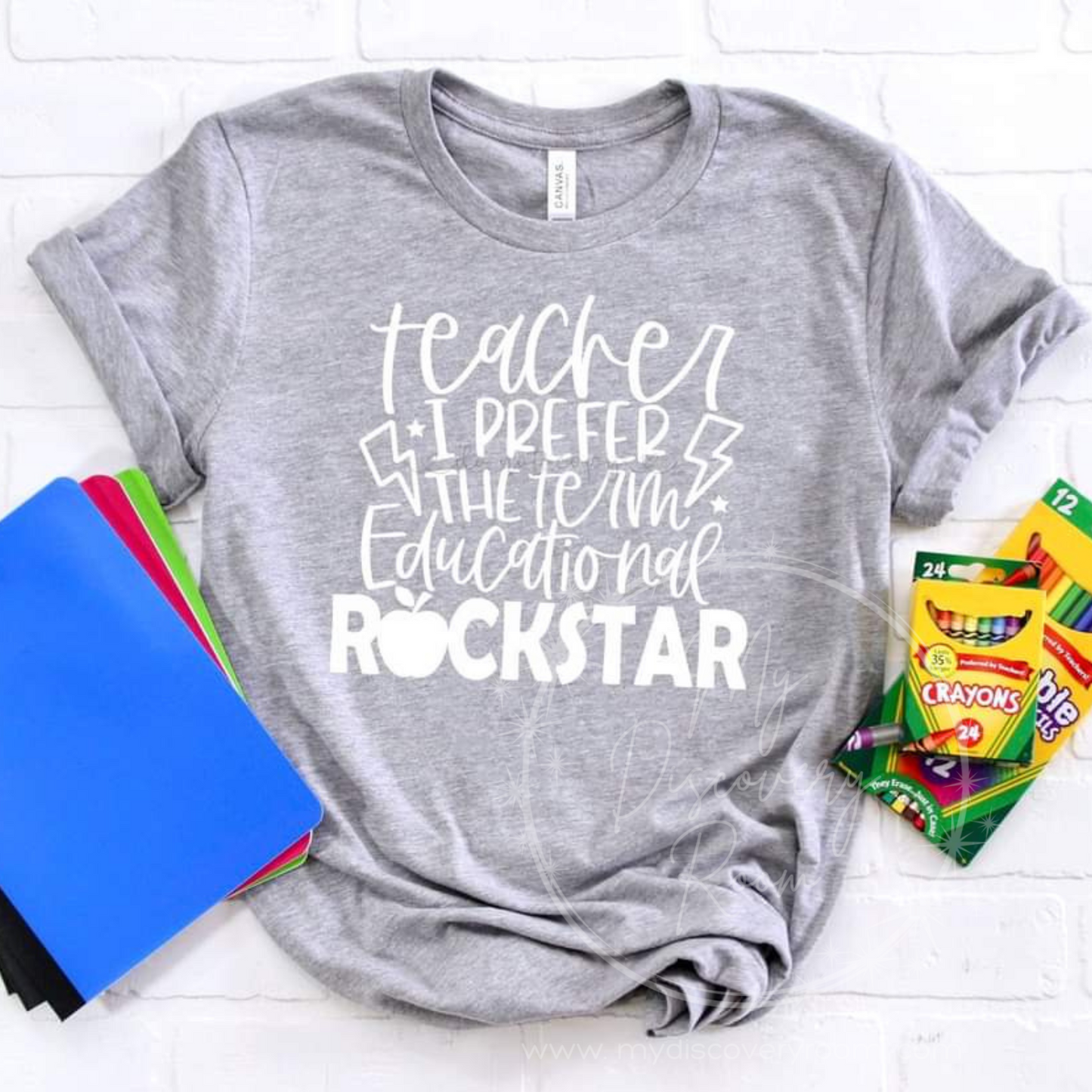 Teacher Educational Rockstar Graphic Tee