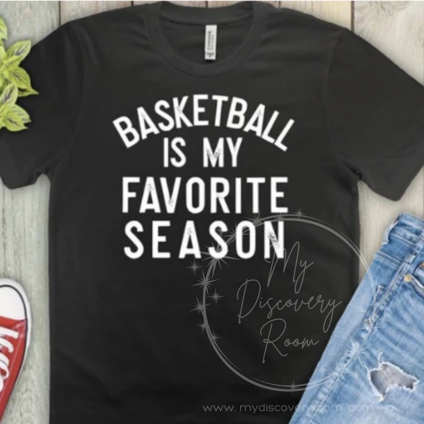 Basketball Is My Favorite Season Graphic Tee