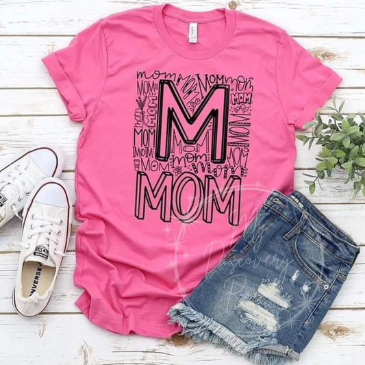 Mom Typography Graphic Tee