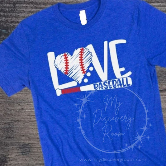 LOVE Baseball Graphic Tee