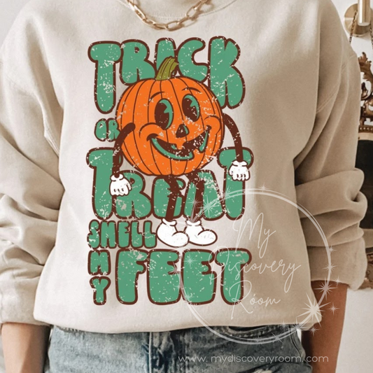 Trick or Treat Smell My Feet Graphic Tee