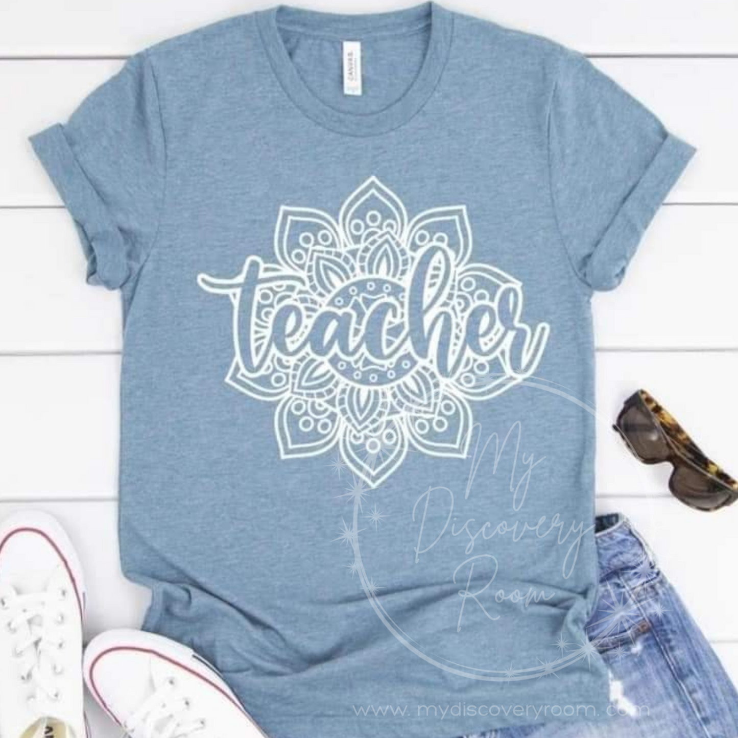 Teacher Mandala Graphic Tee