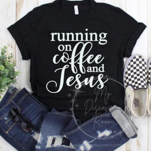 Running On Coffee & Jesus Graphic Tee