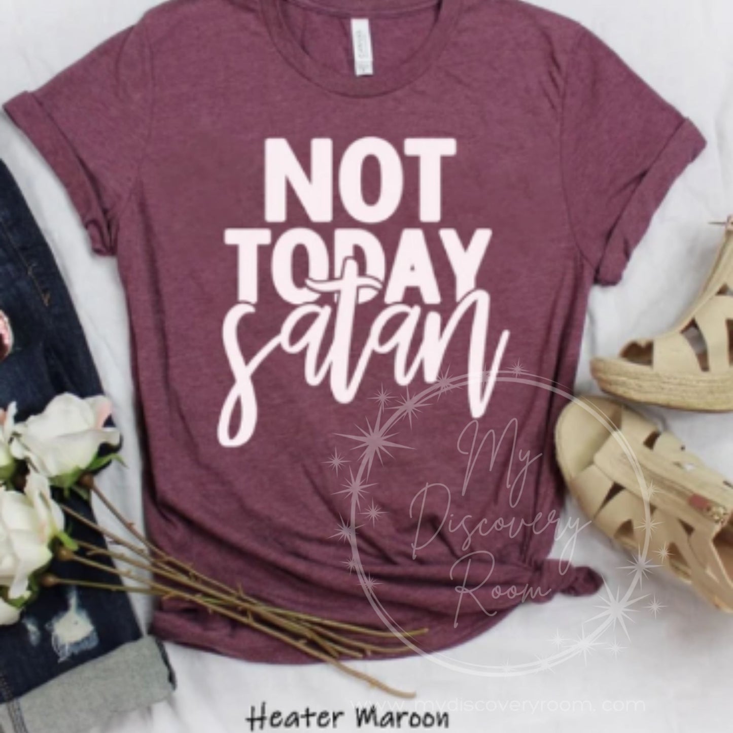 Not Today Satan Graphic Tee