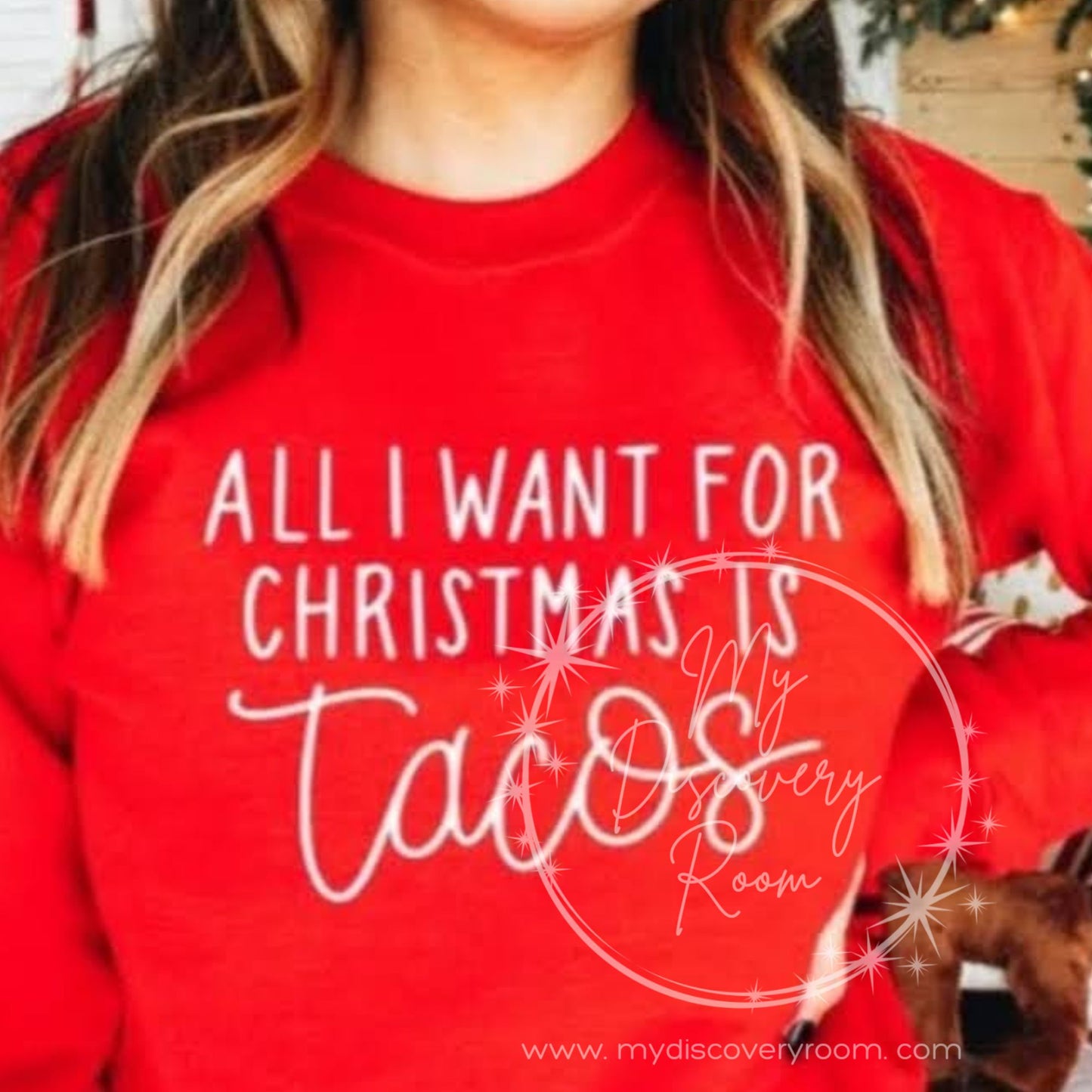 All I Want For Christmas Is Tacos Graphic Tee