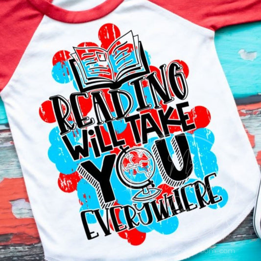 Reading Will Take You Everywhere Graphic Tee