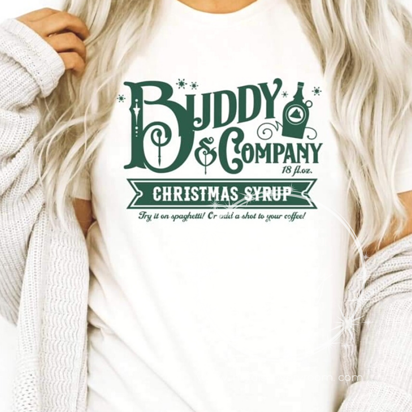 Buddy & Company Christmas Syrup Graphic Tee