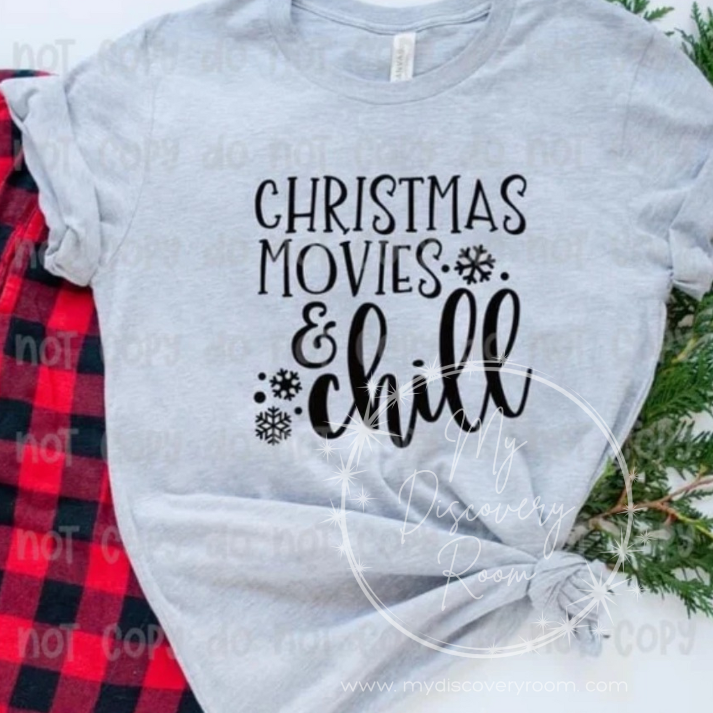 Christmas Movies & Chill Graphic Tee