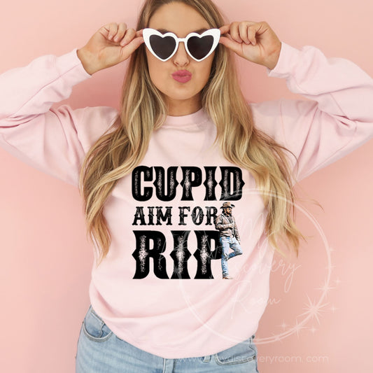 Cupid Aim For Rip Graphic Tee