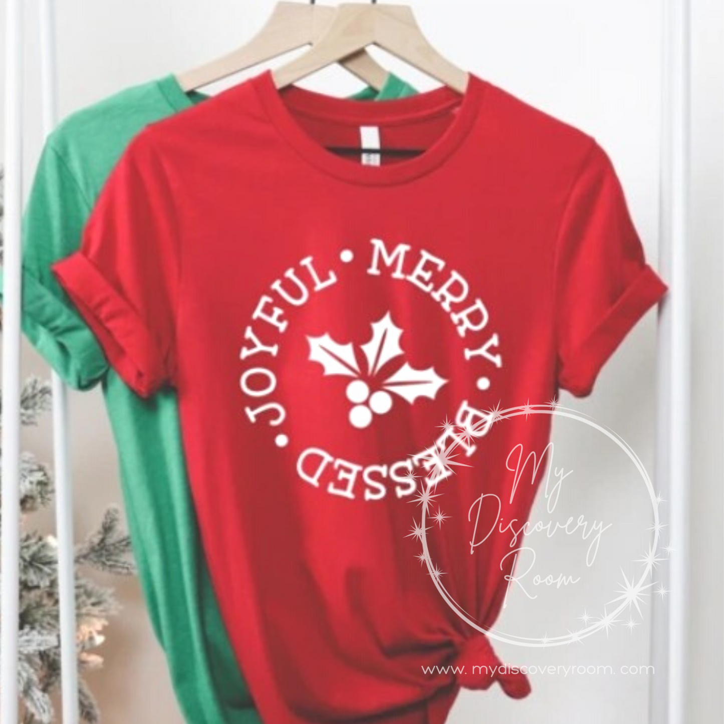 Joyful Blessed Merry Graphic Tee