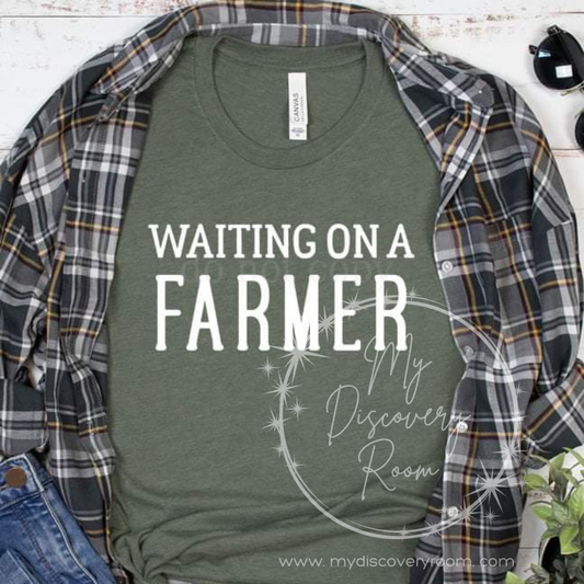 Waiting On A Farmer Graphic Tee